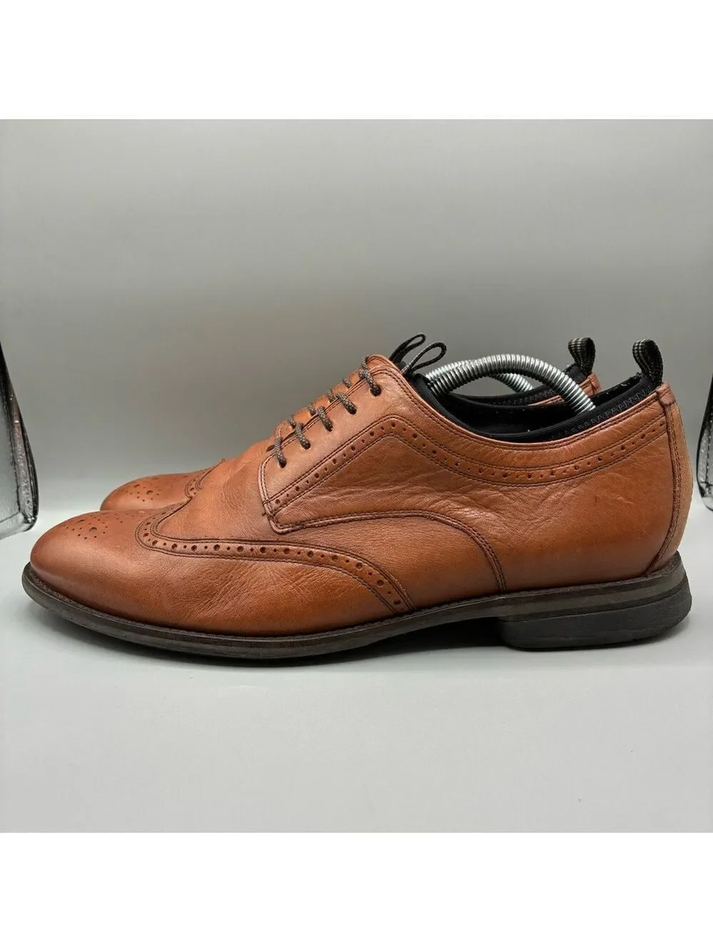 Cole Haan Holland Long Wing Oxford Men’s 10.5 M Brown Leather C31354